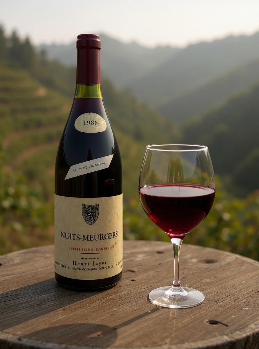 Henri Jayer Nuits-Meurgers 1986 vintage wine bottle