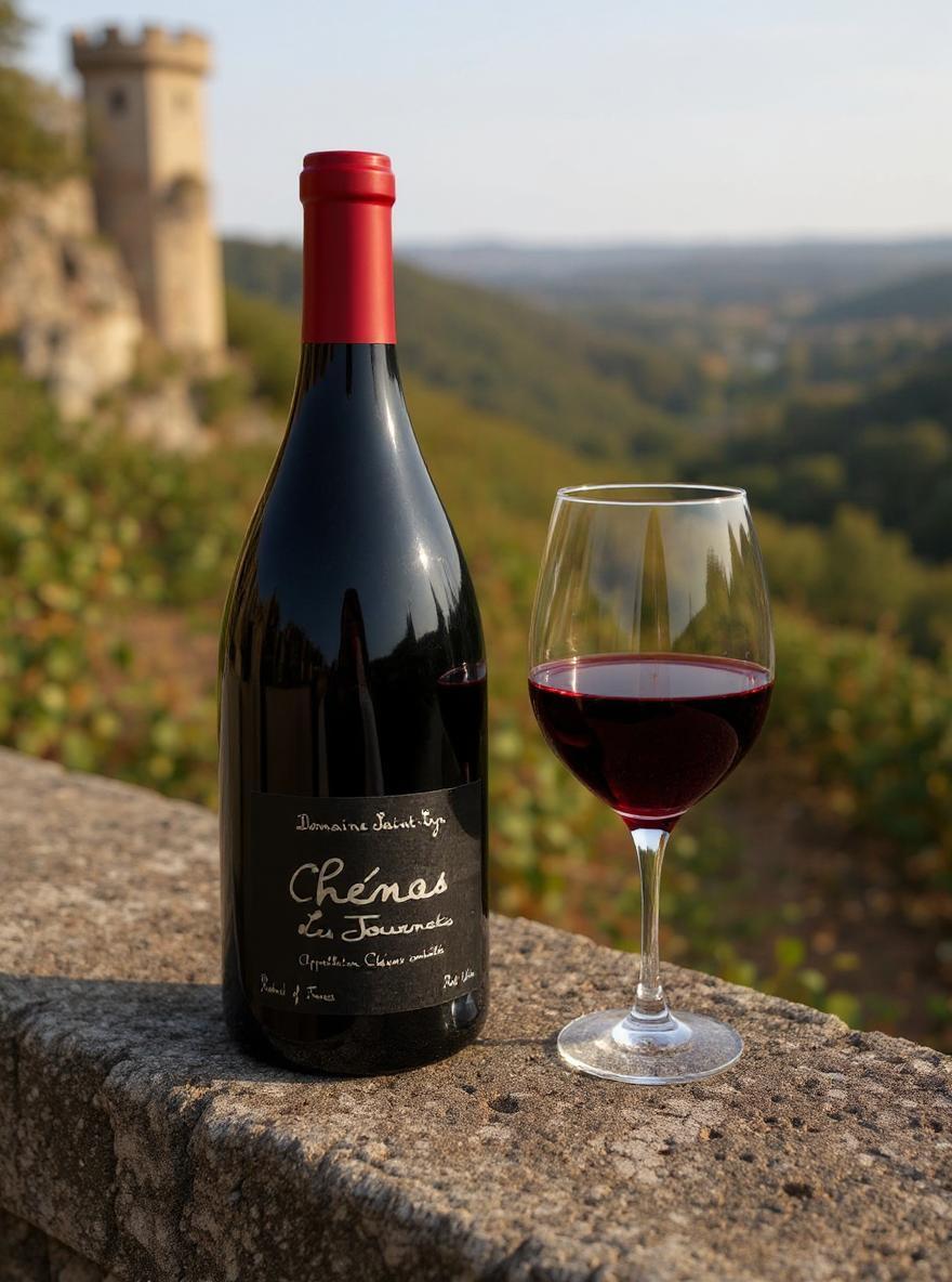 Saint Cyr Chenas Les Journets 2018 wine bottle