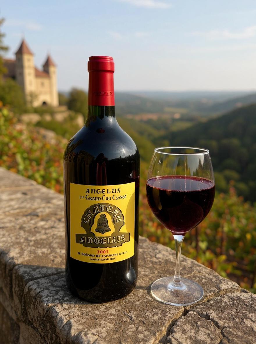 Chateau Angelus 1er Grand Cru Classe 2003 3L wine bottle