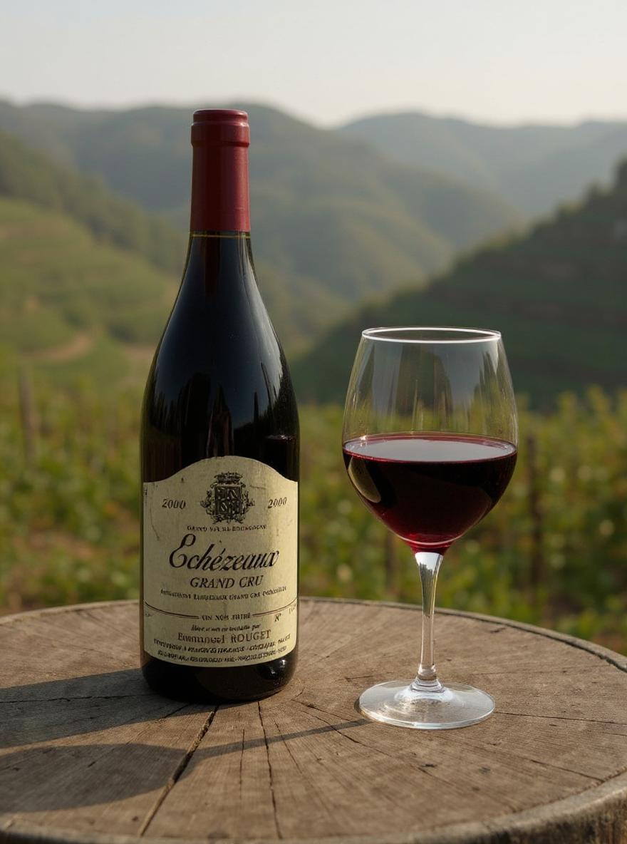 Emmanuel Rouget Echezeaux Grand Cru 2000 wine bottle front view