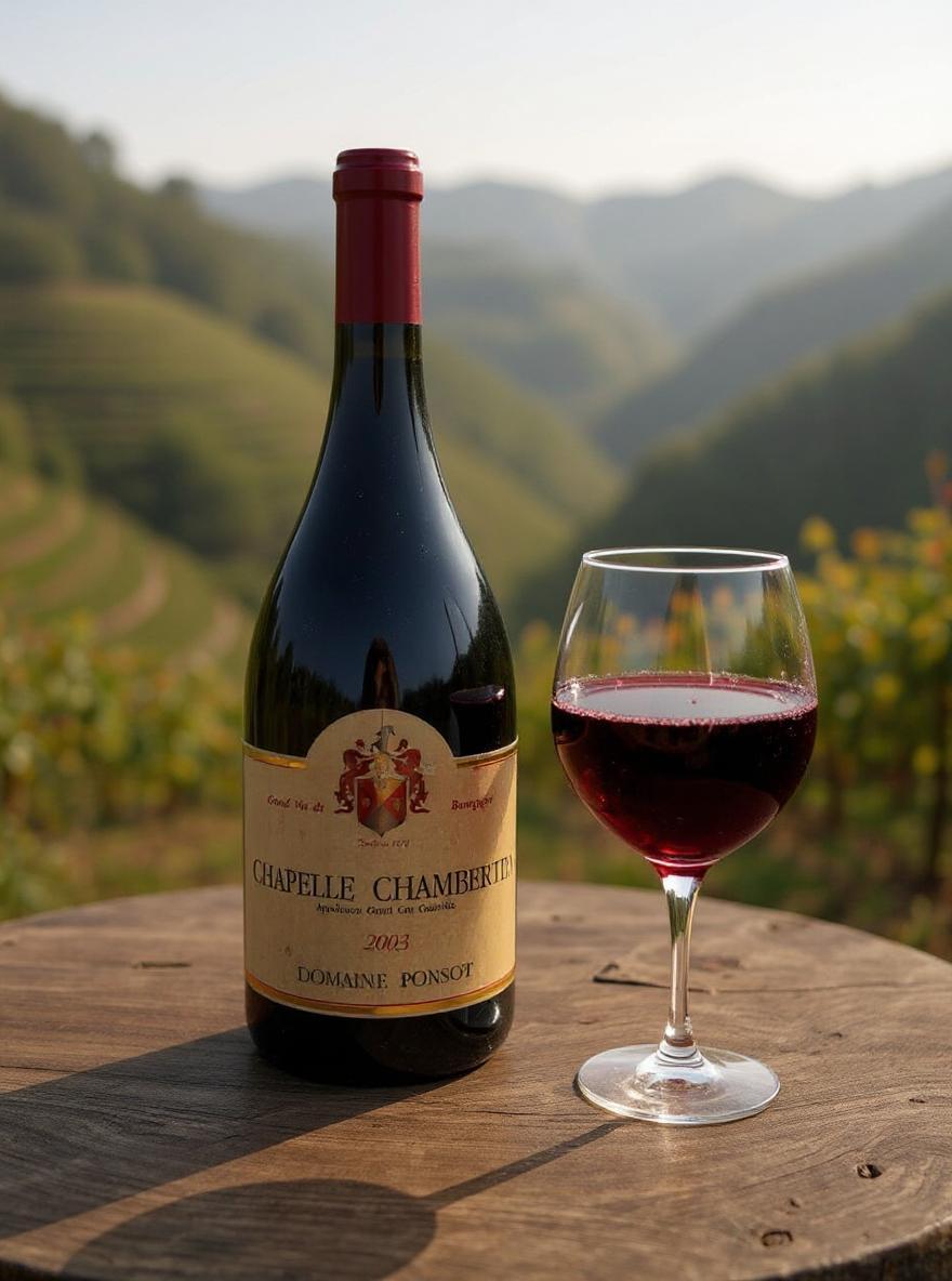 Domaine Ponsot Chapelle-Chambertin Grand Cru 2003 1.5L bottle front view