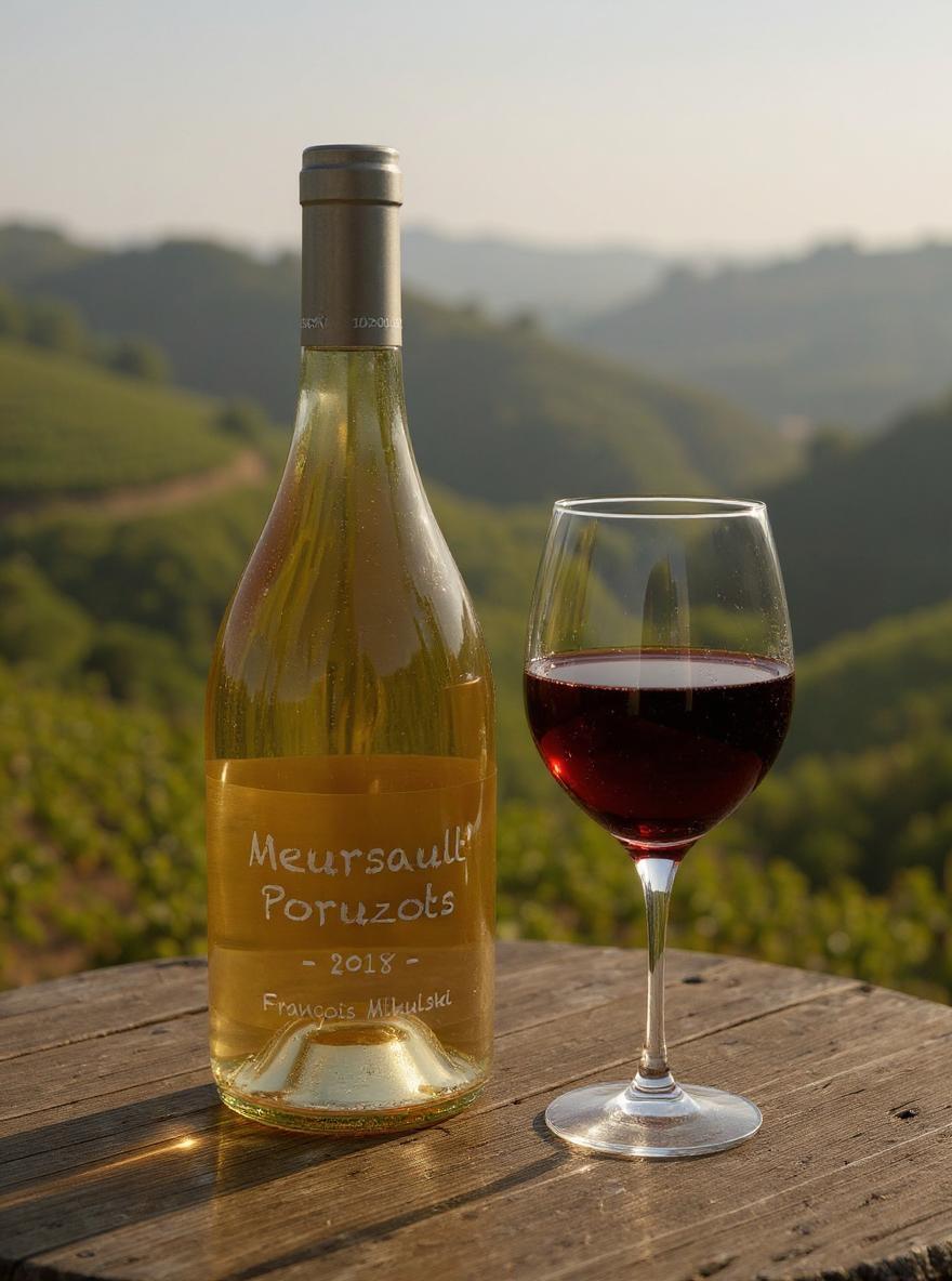 Domaine Francois Mikulski Meursault Poruzots Premier Cru 2018 wine bottle