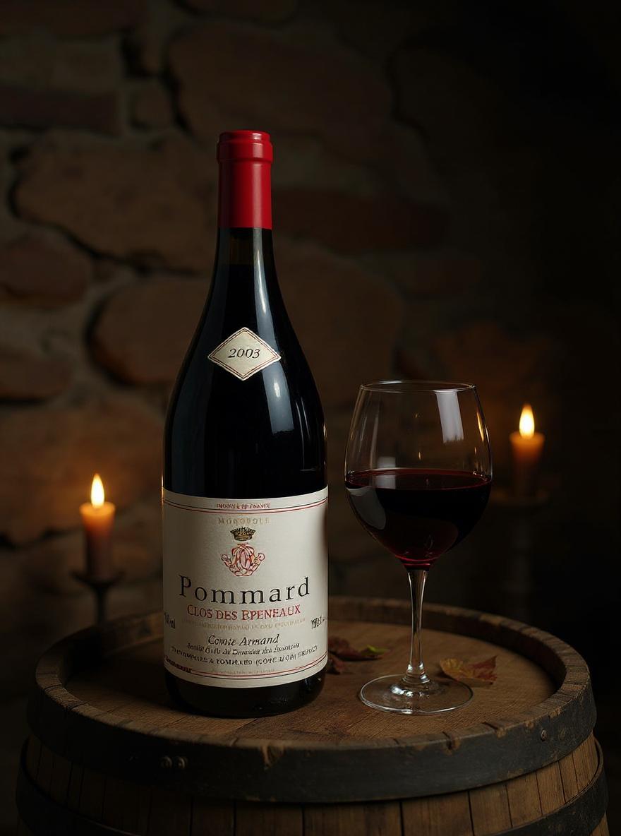 Comte Armand Clos des Epeneaux wine label detail and vintage characteristics