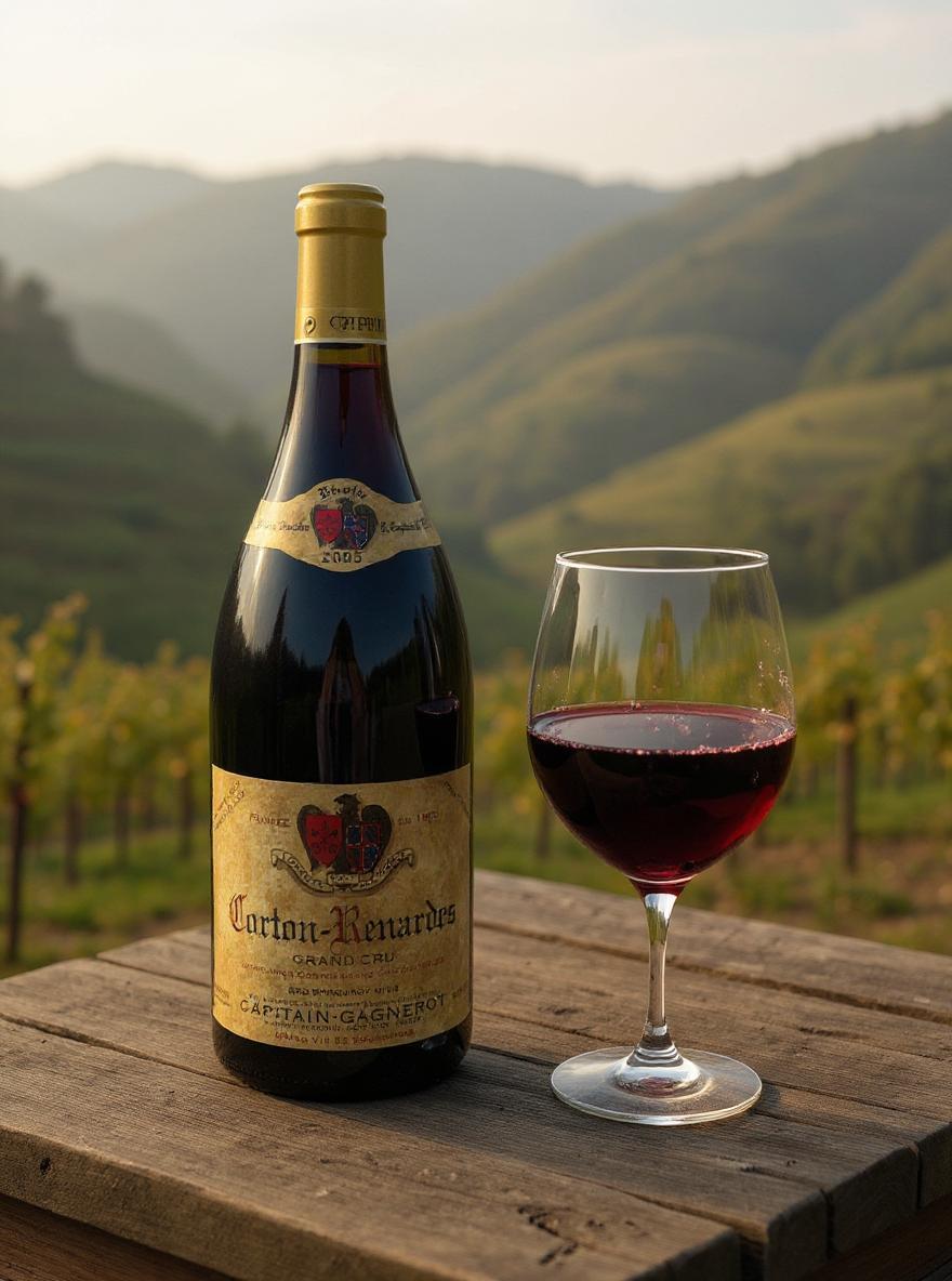 Corton Renardes Grand Cru 2005 1.5L magnum bottle front view