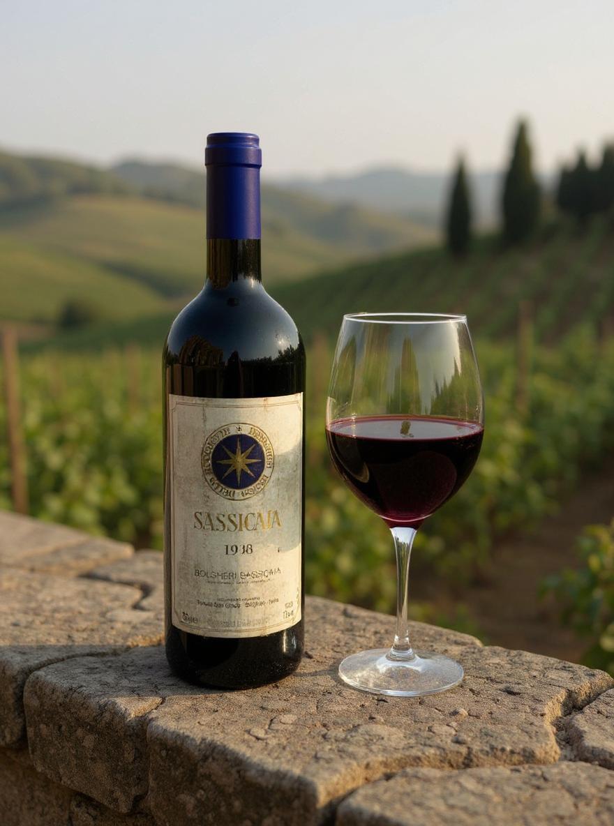 Tenuta San Guido Bolgheri Sassicaia 1998 vintage wine bottle
