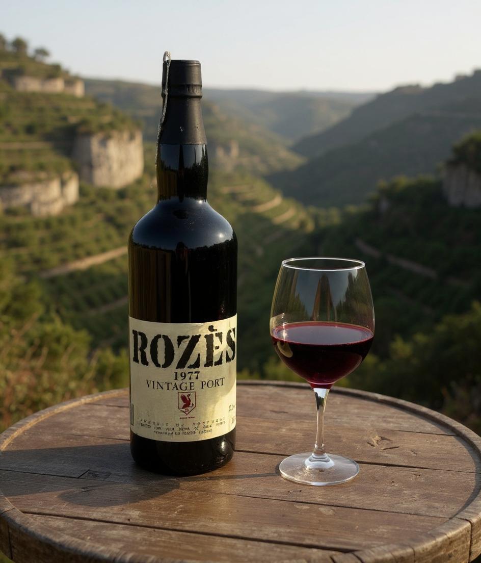 Rozes Port Vintage 1977 bottle collectible wine