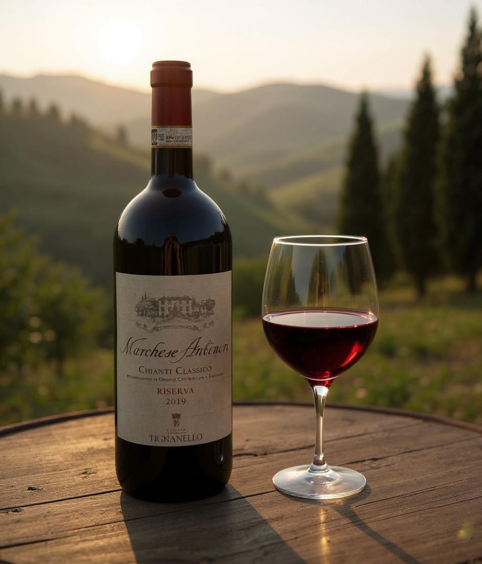Tenuta Tignanello Chianti Classico Riserva 2019 wine bottle