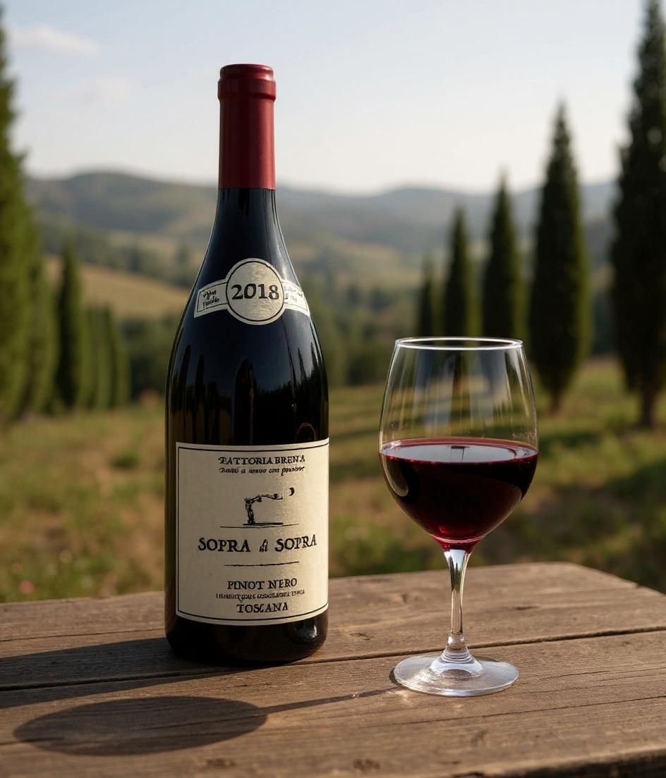 Sopra di Sopra IGT 2018 vintage wine bottle