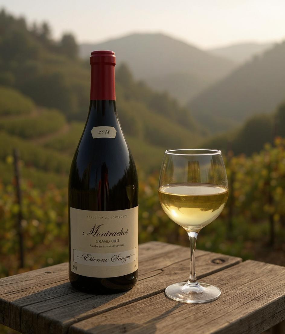 Domaine Etienne Sauzet Montrachet Grand Cru 2018 wine bottle