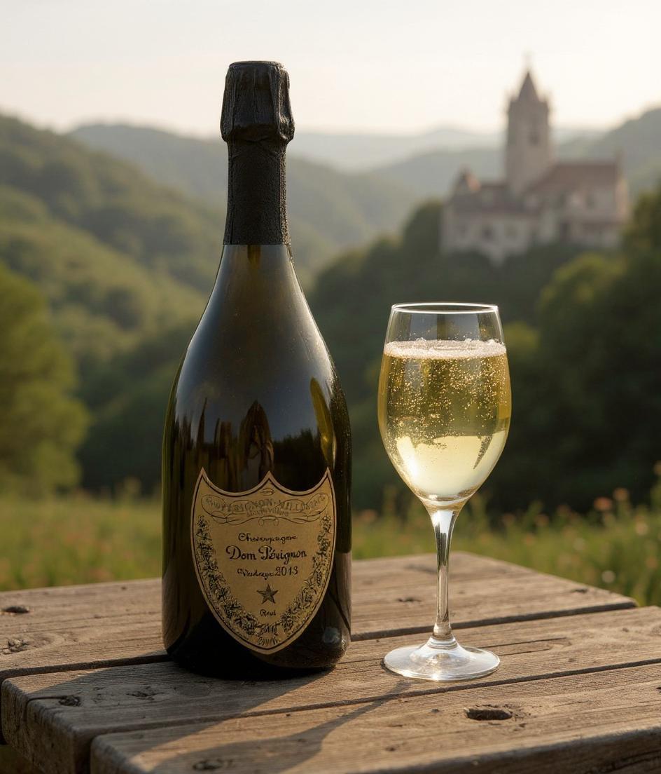 Dom Pérignon Moët & Chandon 2013 vintage champagne bottle