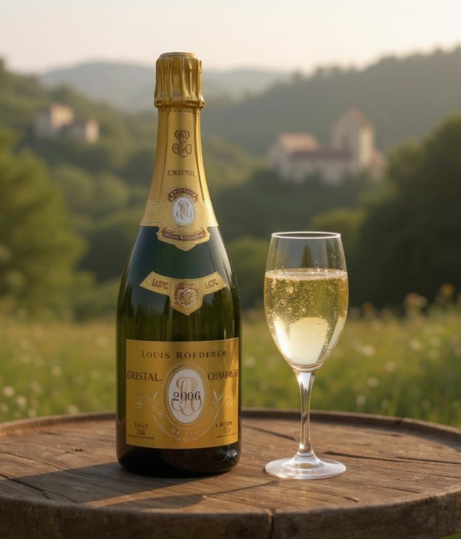 Louis Roederer Cristal 2006 1.5L magnum bottle front view
