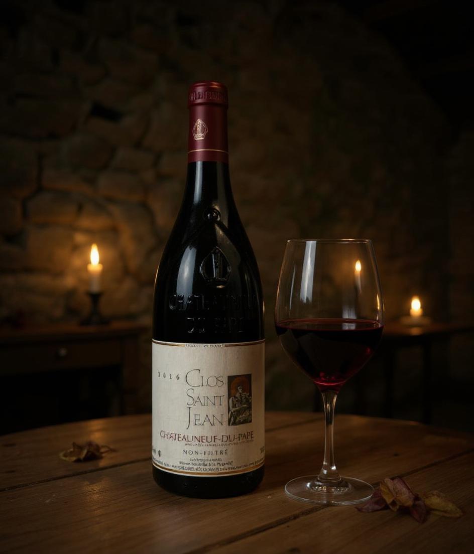 Clos Saint Jean vineyard and wine production