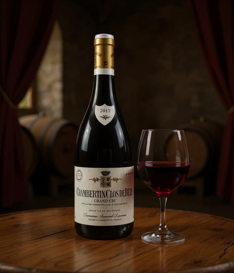 Armand Rousseau Chambertin-Clos de Bèze Grand Cru wine label detail