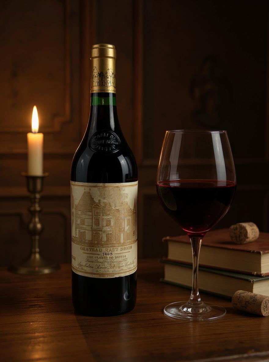 Chateau Haut-Brion 1988 wine label detail
