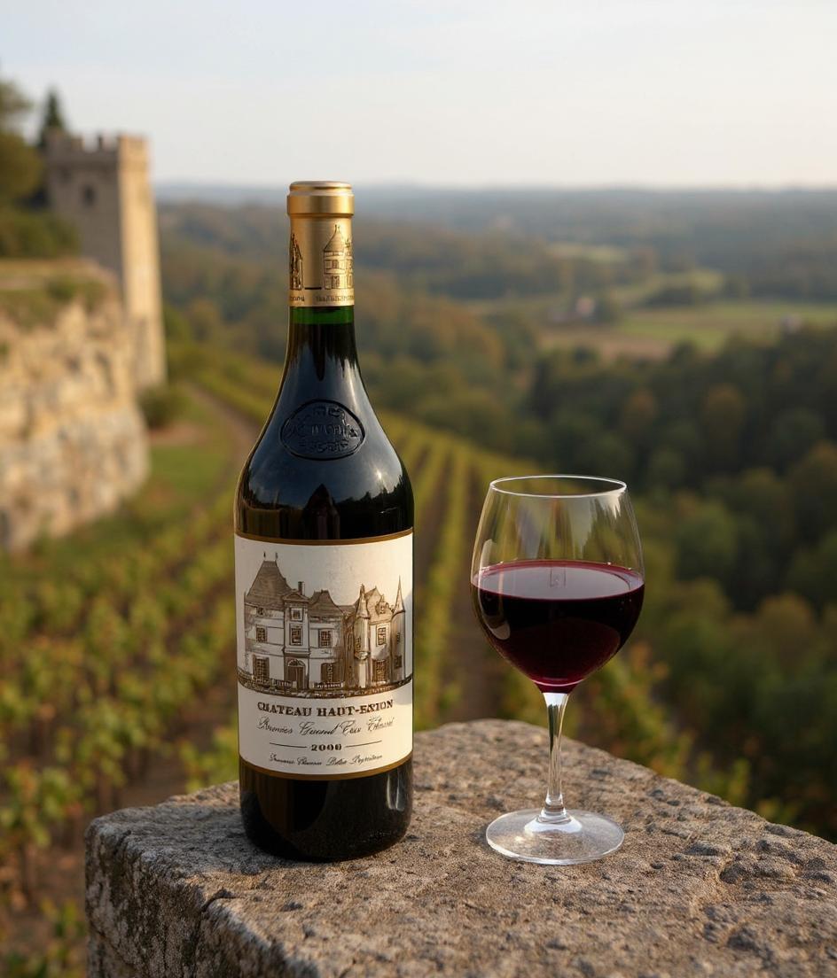 Chateau Haut-Brion 2006 premium Bordeaux wine bottle