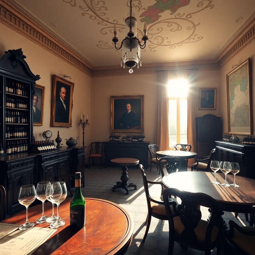 Chateau Mouton Rothschild estate and cellar