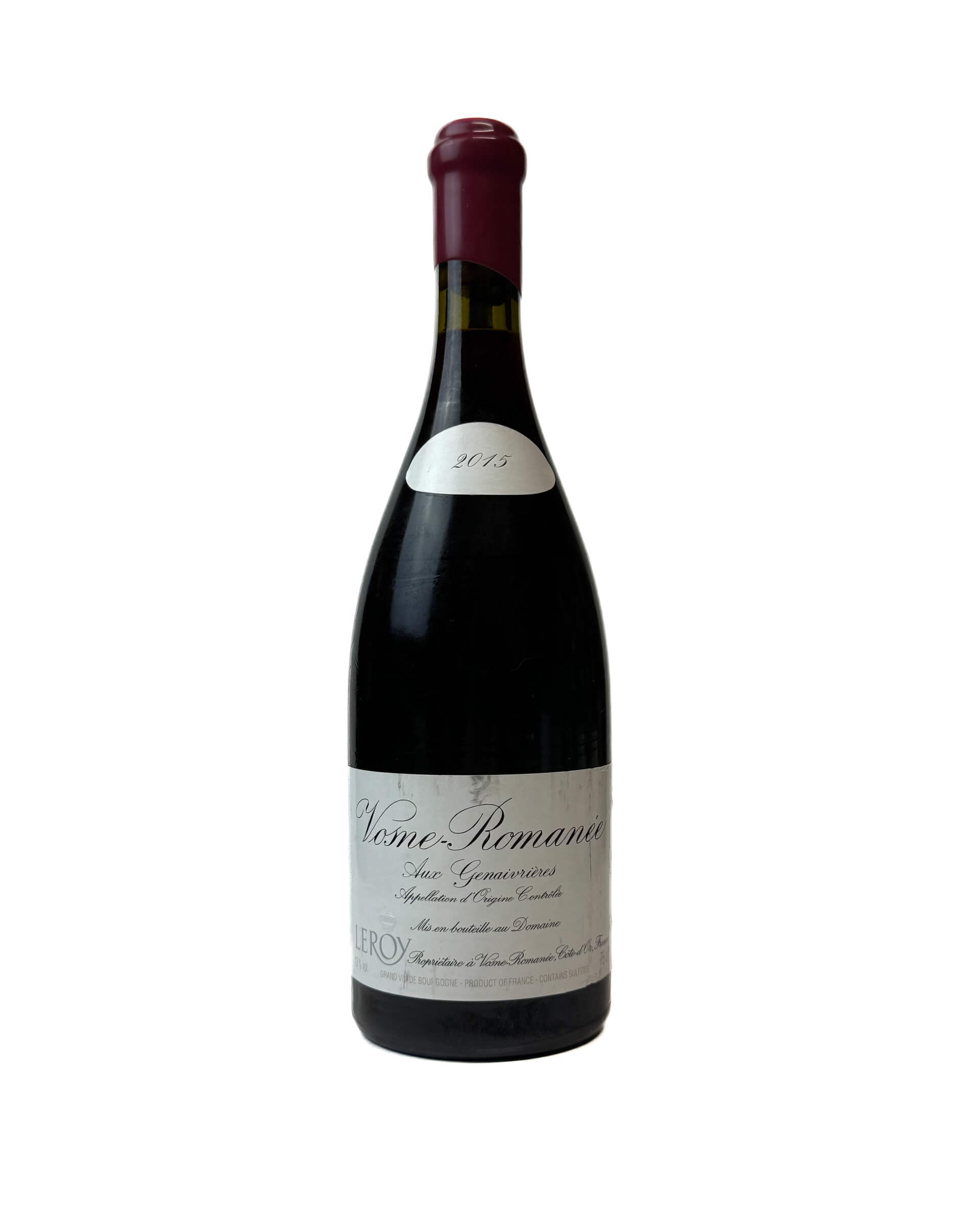 Domaine Leroy Vosne-Romanée Les Genaivrières 2015 0,75L