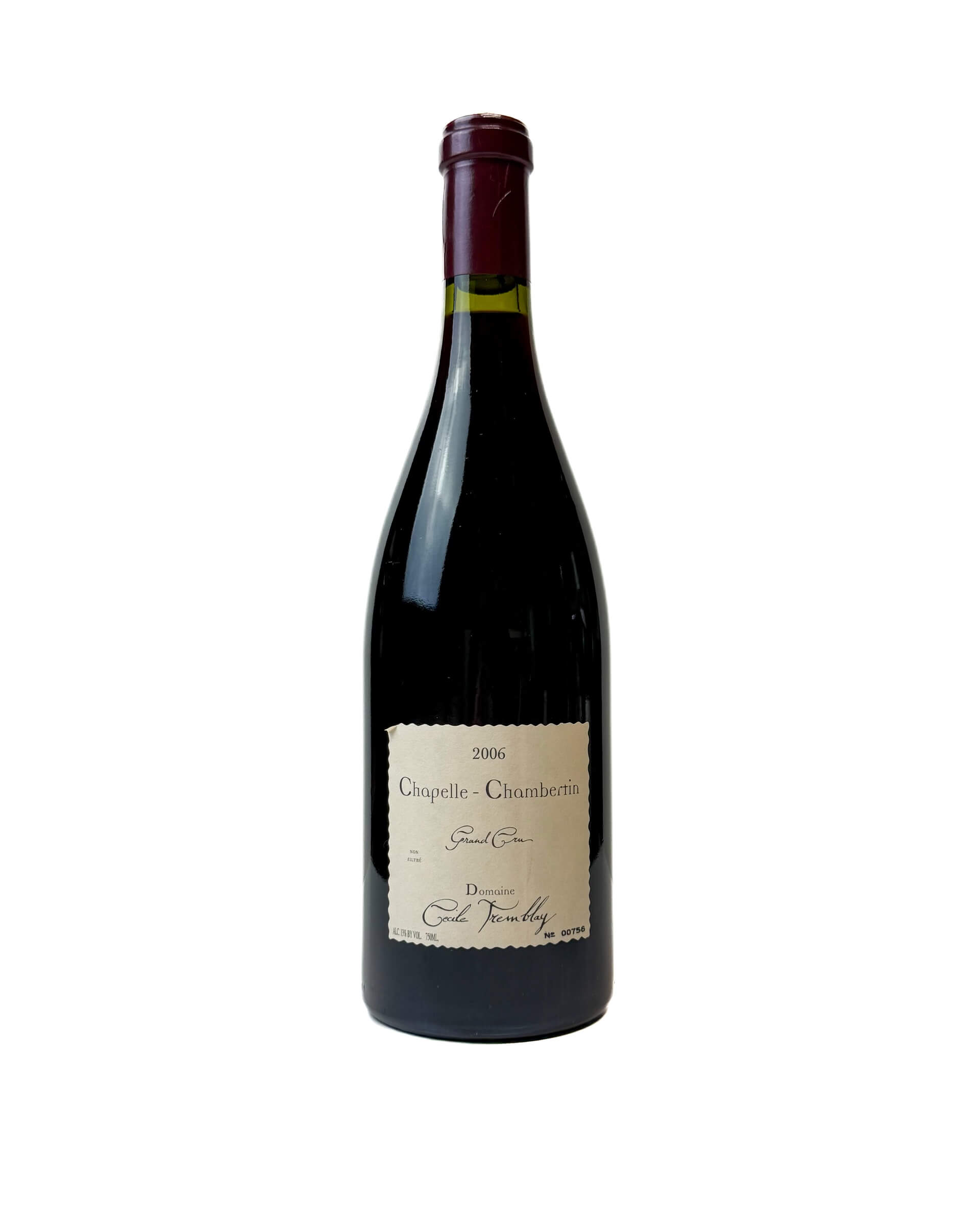 Domaine Cecile Tremblay Chapelle-Chambertin Grand Cru 2006 0,75L