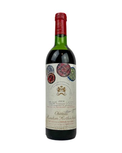 Château Mouton Rothschild 1978 — Pauillac, 0,75 L