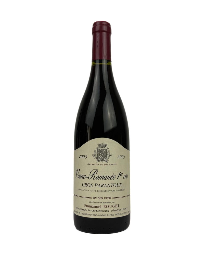 Emmanuel Rouget Cros Parantoux Premier Cru 2003 — Vosne-Romanée, 0,75 L