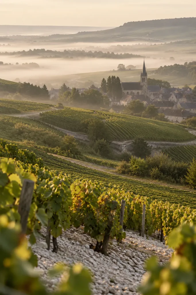 Illustration: chalky Chardonnay slopes of the Côte des Blancs