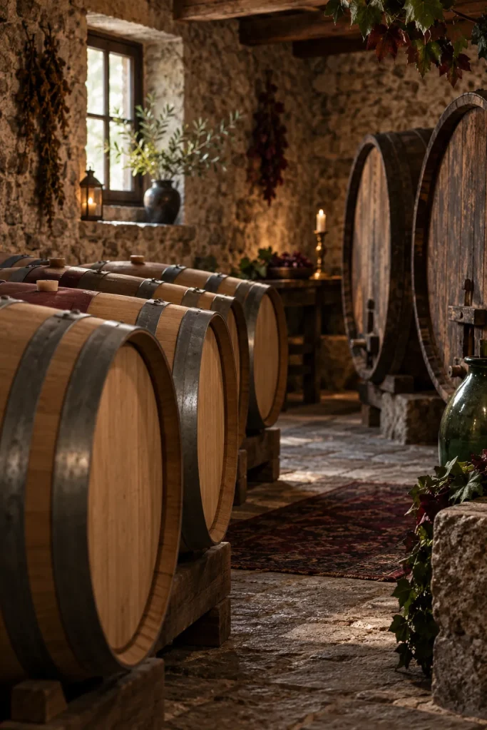 Illustration: small Friulian family cellar