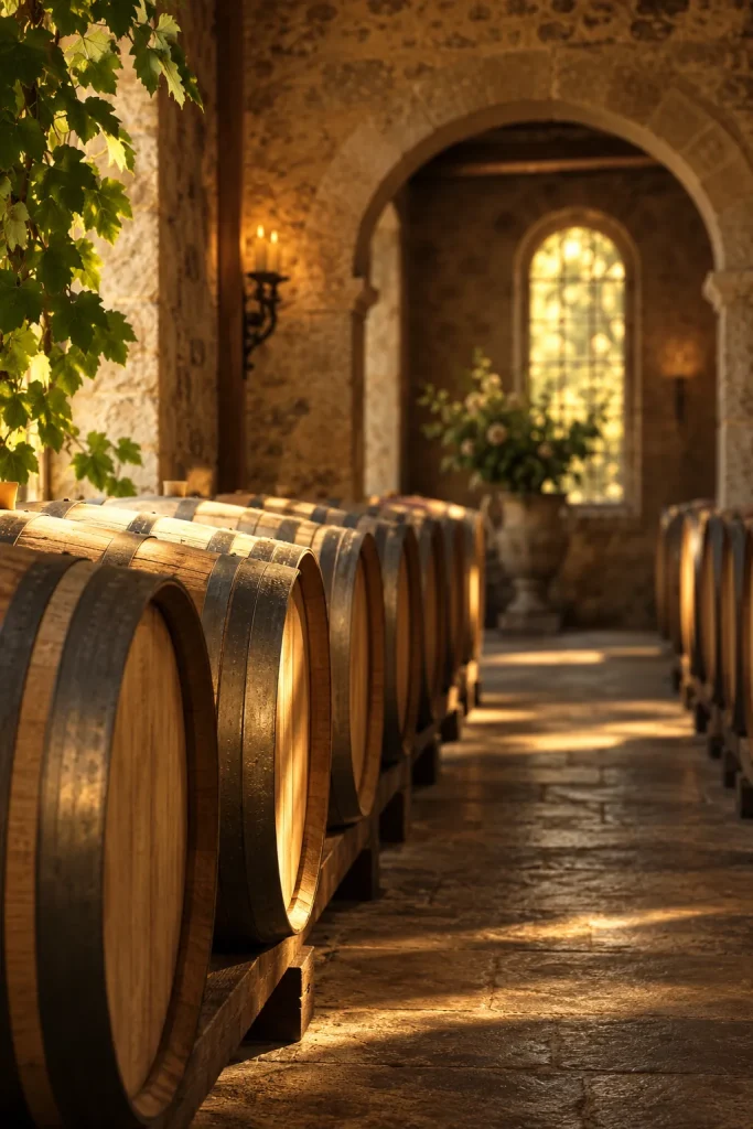 Illustration: Sauternes barrel cellar, Sauternes